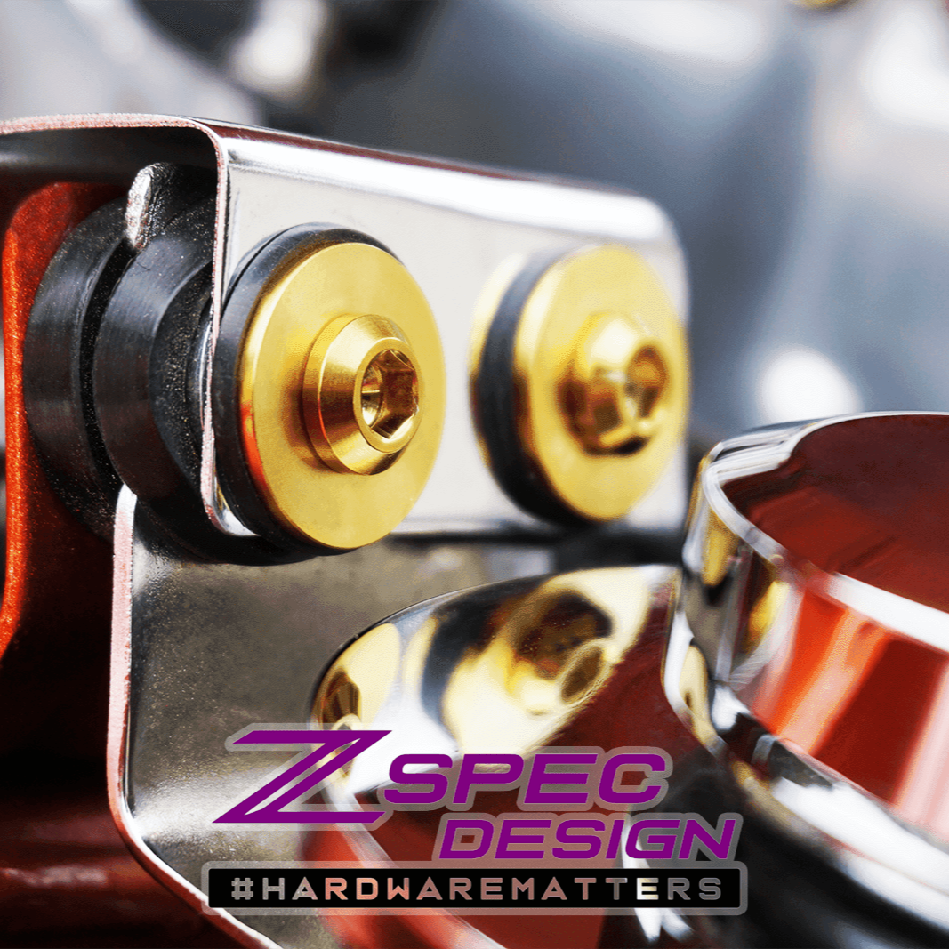 ZSPEC Stage-3 Dress Up Bolts® Hardware Kit, Nissan 300zx Z32, Titanium