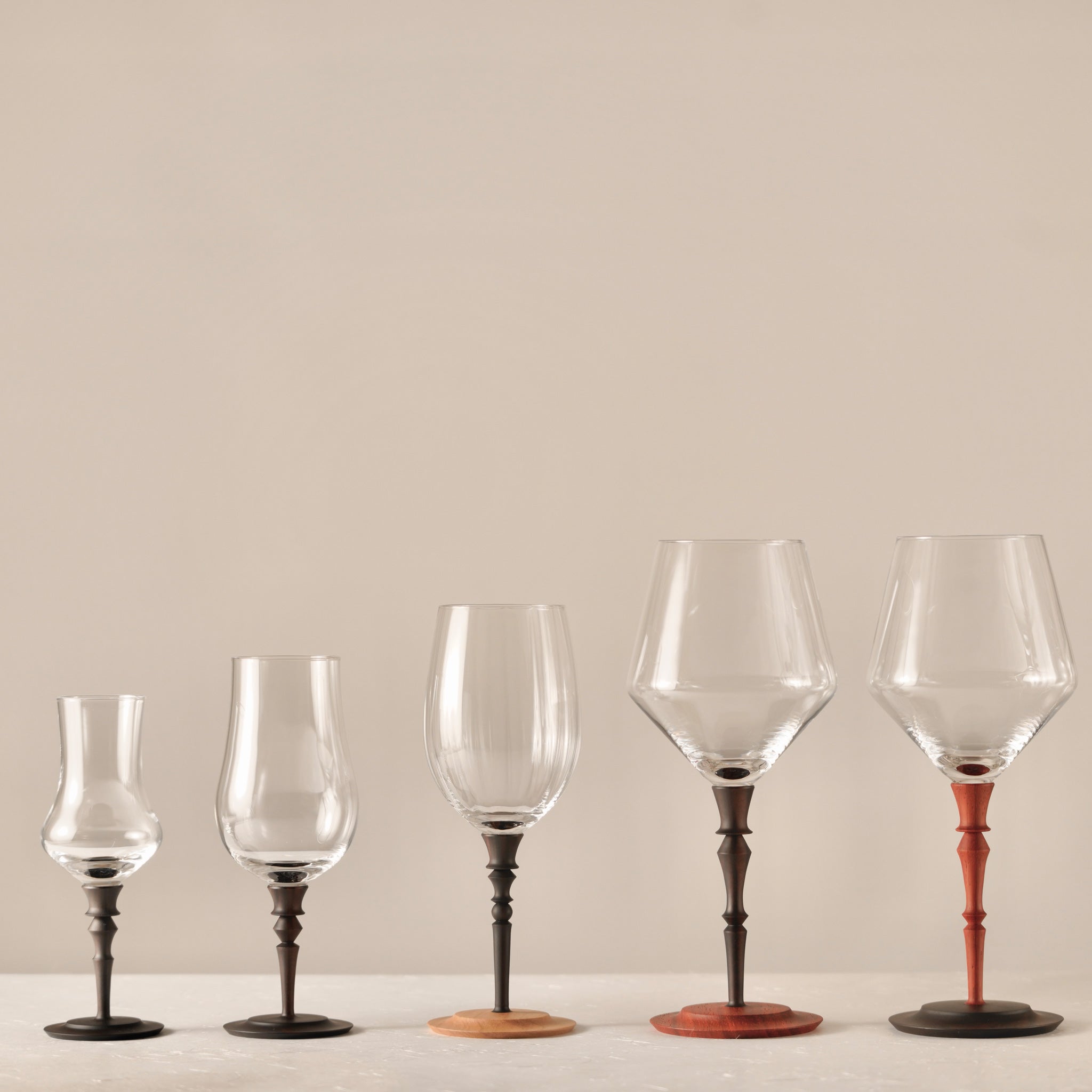 ZWIESEL x MOKU / 赤ワイン 465ml パドック × 縞黒檀 / ハンドメイド