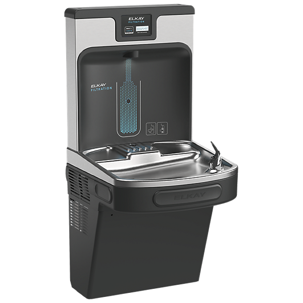 Connected Bottle Filling Station, Single ADA Cooler, Lead