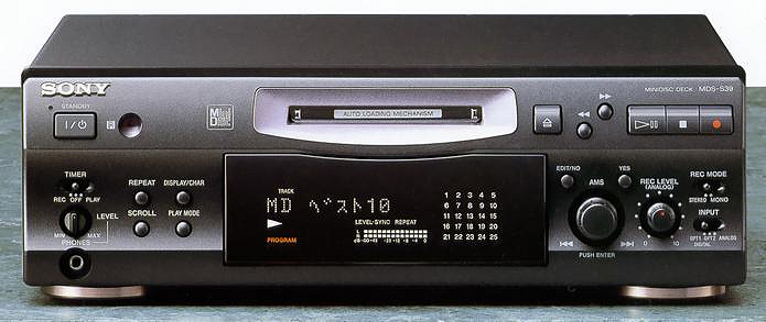 SONY] MDS-S38のレビュー [MiniDisc] – nakamura