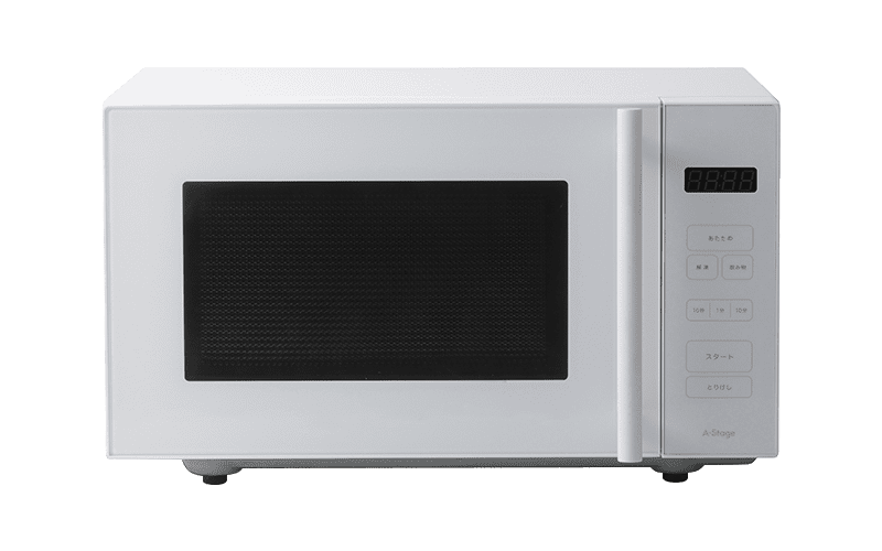 単機能電子レンジ 18L (MO01A-18WT/MO01A-18BK)｜A-Stage inc.
