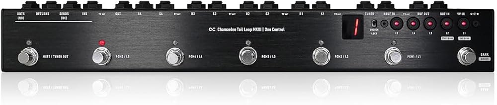 One Control Chamaeleo Tail Loop MkIII - 計5系統のエフェクトループ