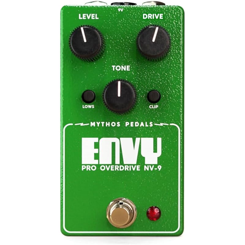 Mythos Pedal ENVY Pro Overdrive NV-9 - TS系サウンドを基盤に