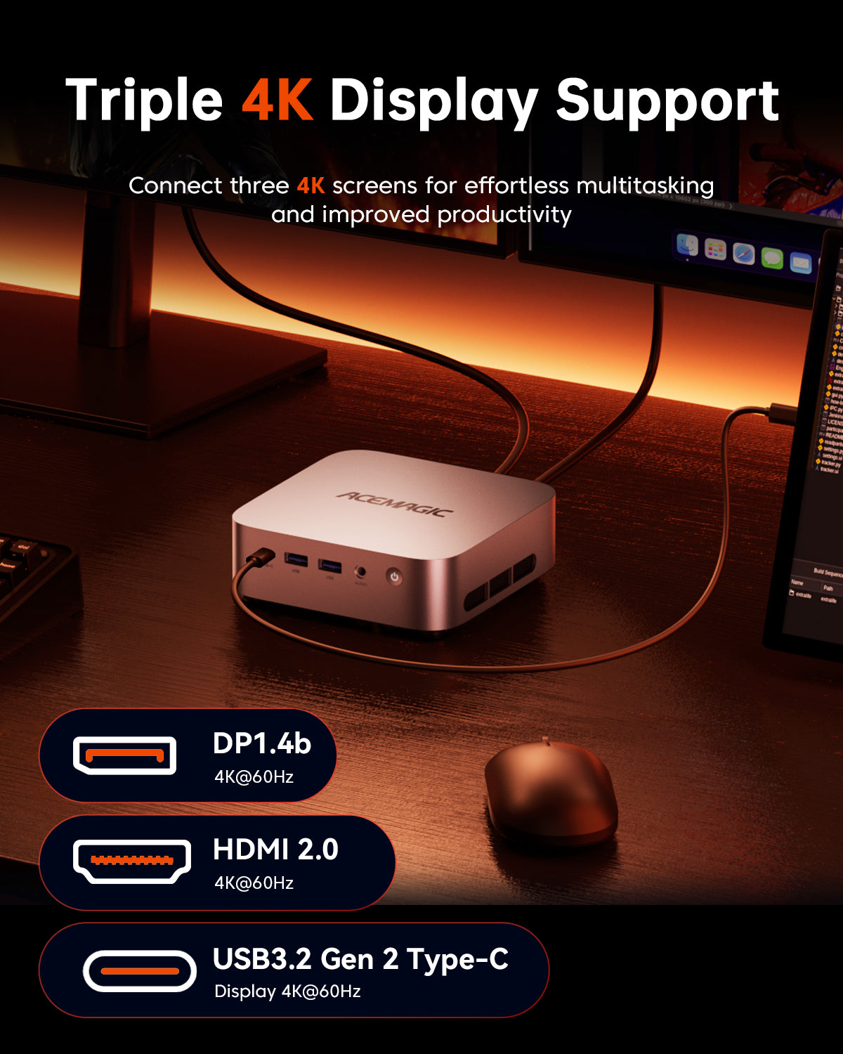 ACEMAGIC K1 Intel Core i5-12600H Mini PC