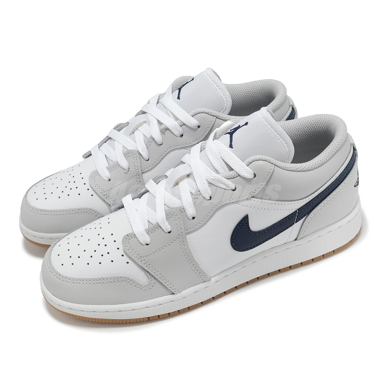 Nike Air Jordan 1 Low GS AJ1 Georgetown Kids Youth Women Casual