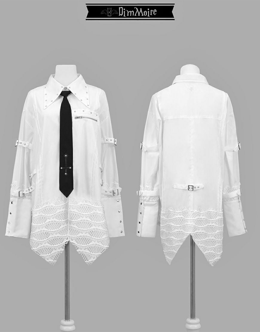 DimMoire【ディムモアール】Gothic学園ボンテ―ジシャツ/Black