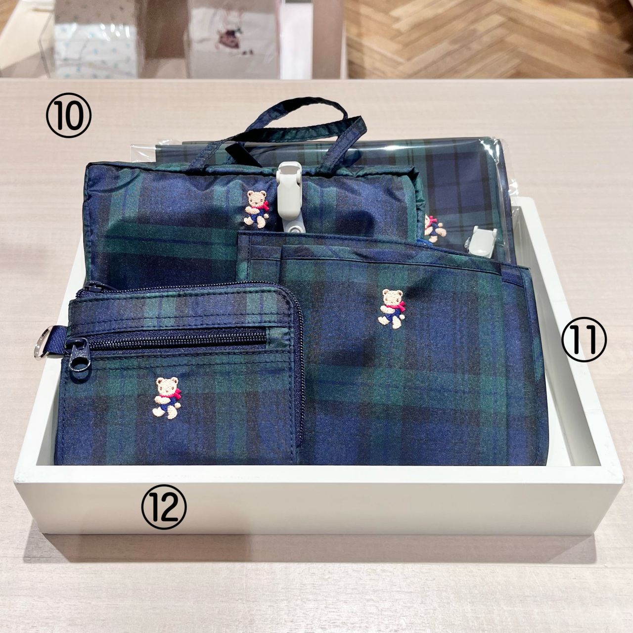 ファミリア 母子手帳ケース ブラックウォッチ 母子手帳ケース