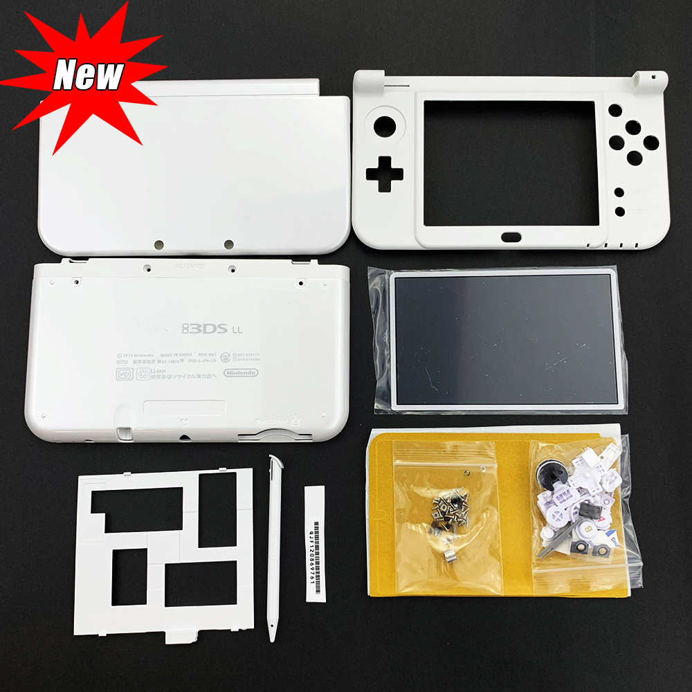 New ニンテンドー 3ds LL 本体 (箱、ケース、シェル付き)