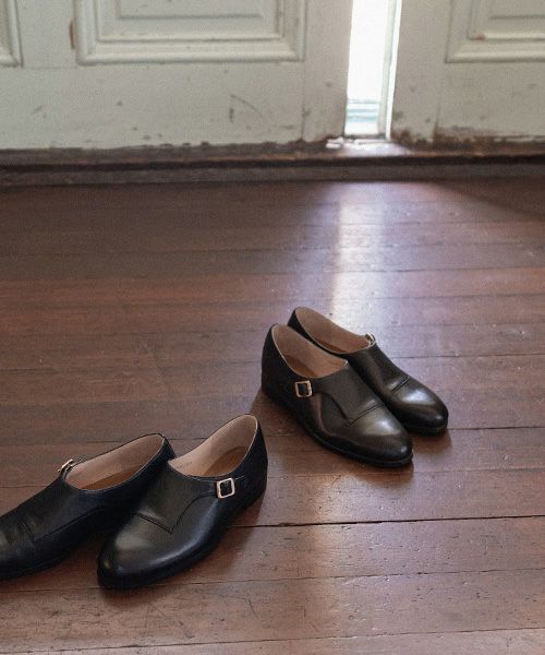40%OFF】レザーモンクストラップシューズ | A de Vivre（アドゥ