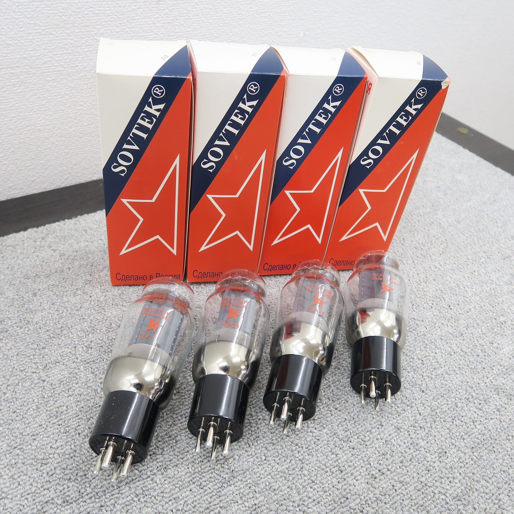現状】ソブテック SOVTEK 2A3 4本セット 真空管 @54033 / 中古