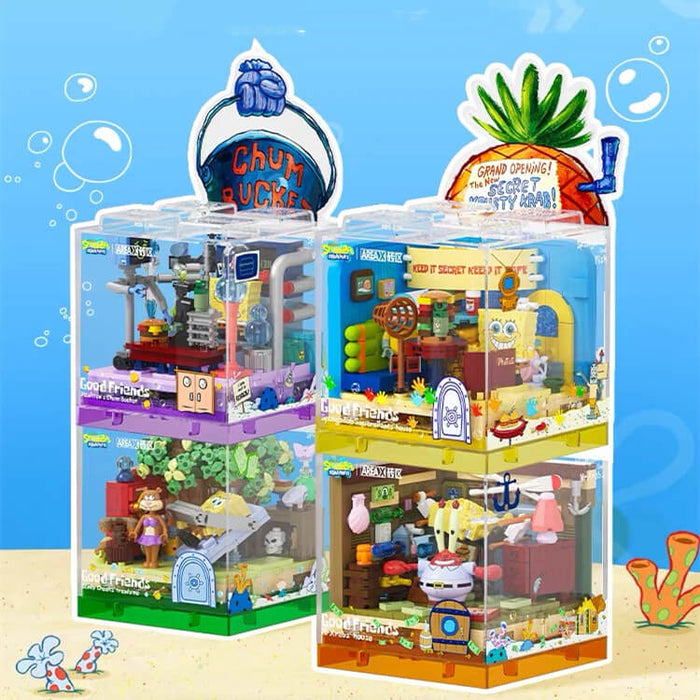 Area-X BOX SpongeBob SquarePants Good Friends 2.0-Afobrick