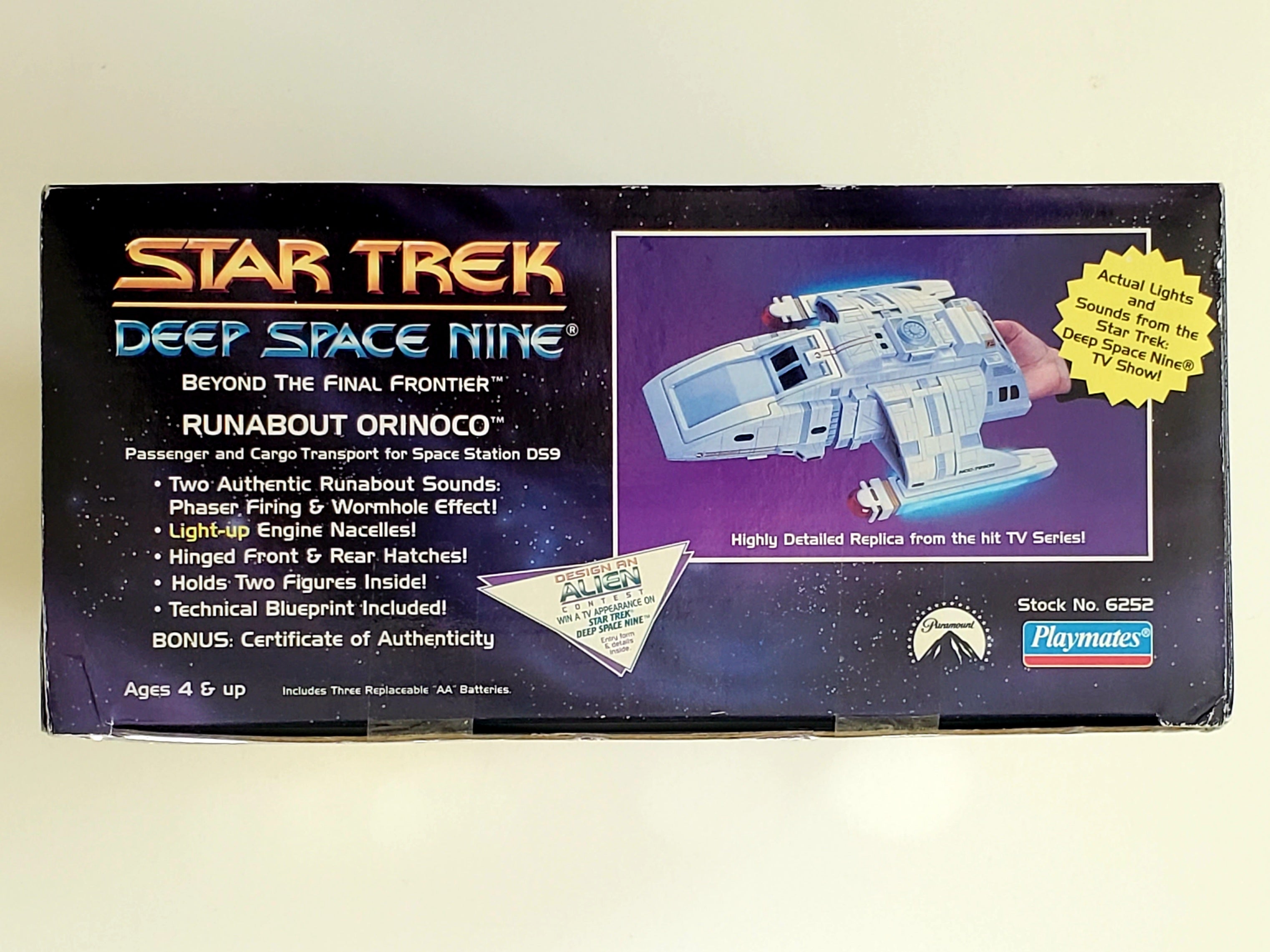 Star Trek: Deep Space Nine Runabout Orinoco Action Figure Vehicle