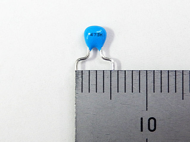 積層セラミックコンデンサー 0.047μF50V X7R 5mm: 受動部品 秋月電子