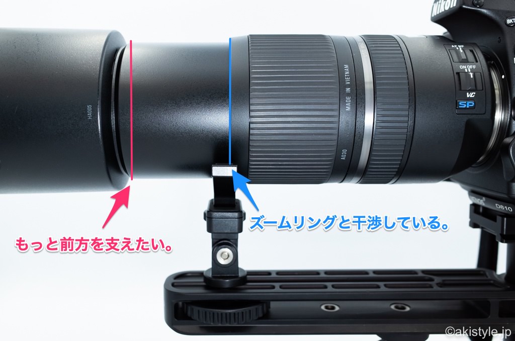 ベルボンSPT-1の開封とアレンジ。レンズサポートで望遠レンズのブレ