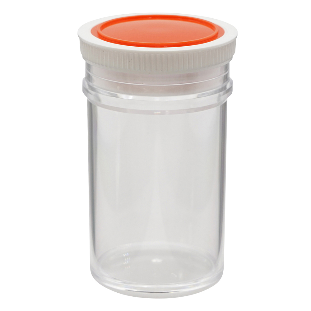 5-090-07 スチロール棒瓶（標本瓶） 70mL 【AXEL】 アズワン