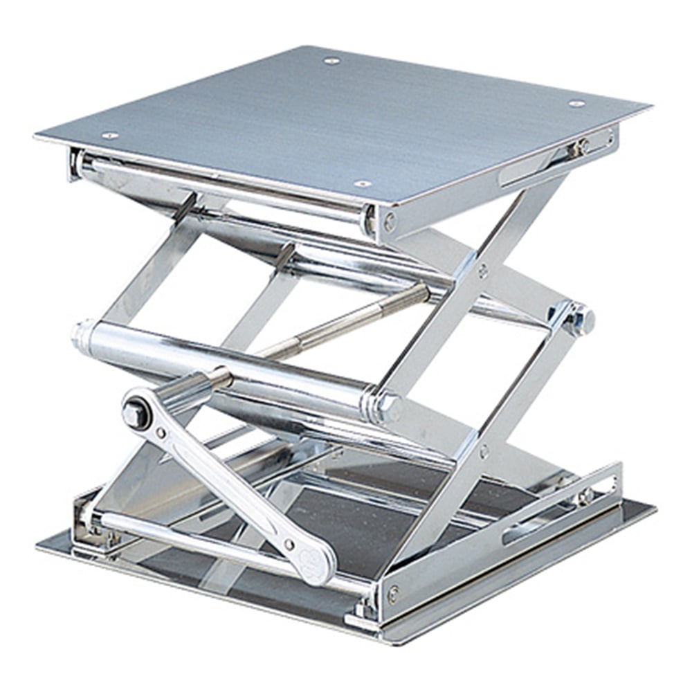 6-448-08 ラボラトリージャッキ 250×250 ラチェット式 030-R009 【AXEL