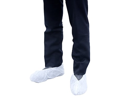61-0002-53 AZ CLEAN®1802 シューズカバー（短） （すべり止め付）（50