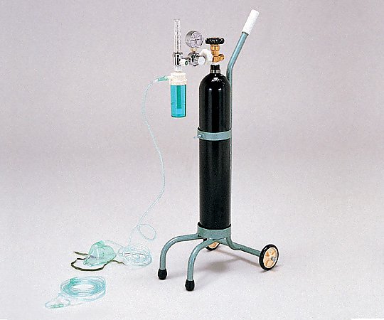 0-341-01 キャリー型酸素吸入器 一式 OX-500V 【AXEL】 アズワン