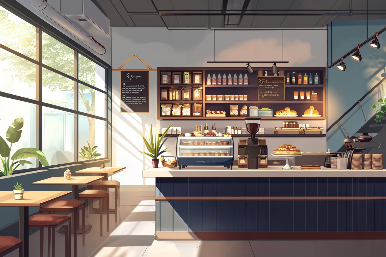 Background illustrations of a 