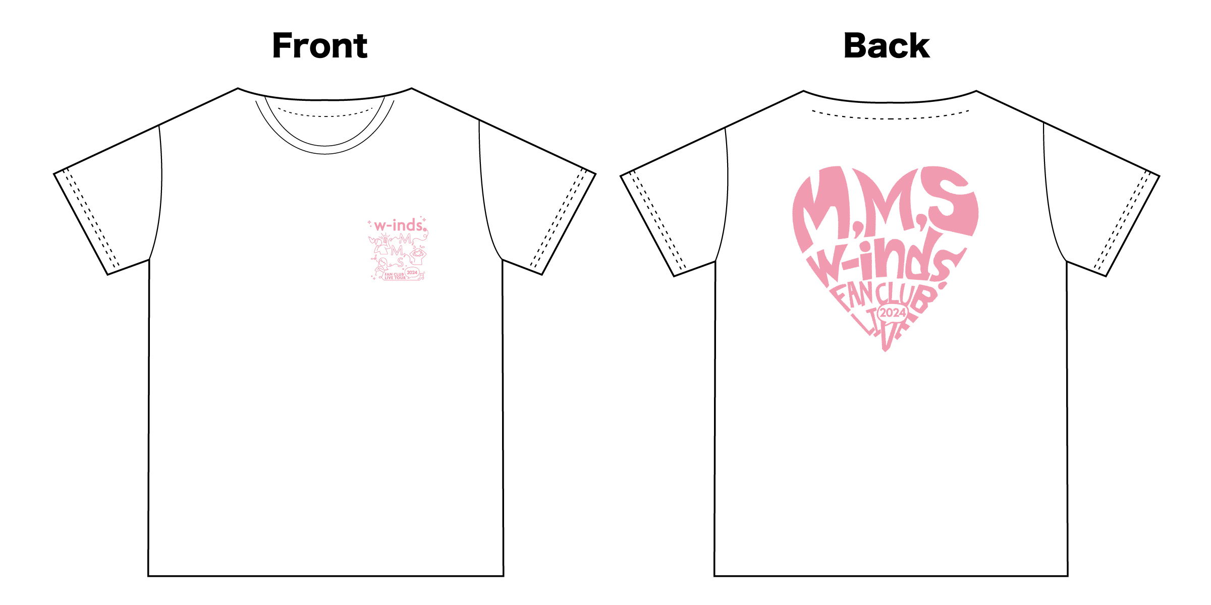 w-inds. FAN CLUB LIVE TOUR 2024〜M,M,S〜」グッズ通信販売5/9(木)17