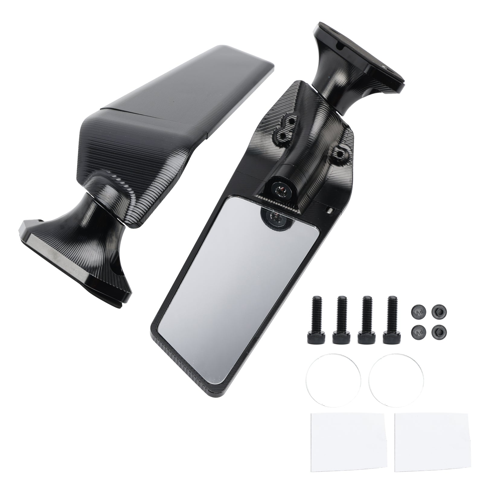 23-24 カワサキ ZX4RR ZX 4RR (SE) CNC アルミウイングレットミラー