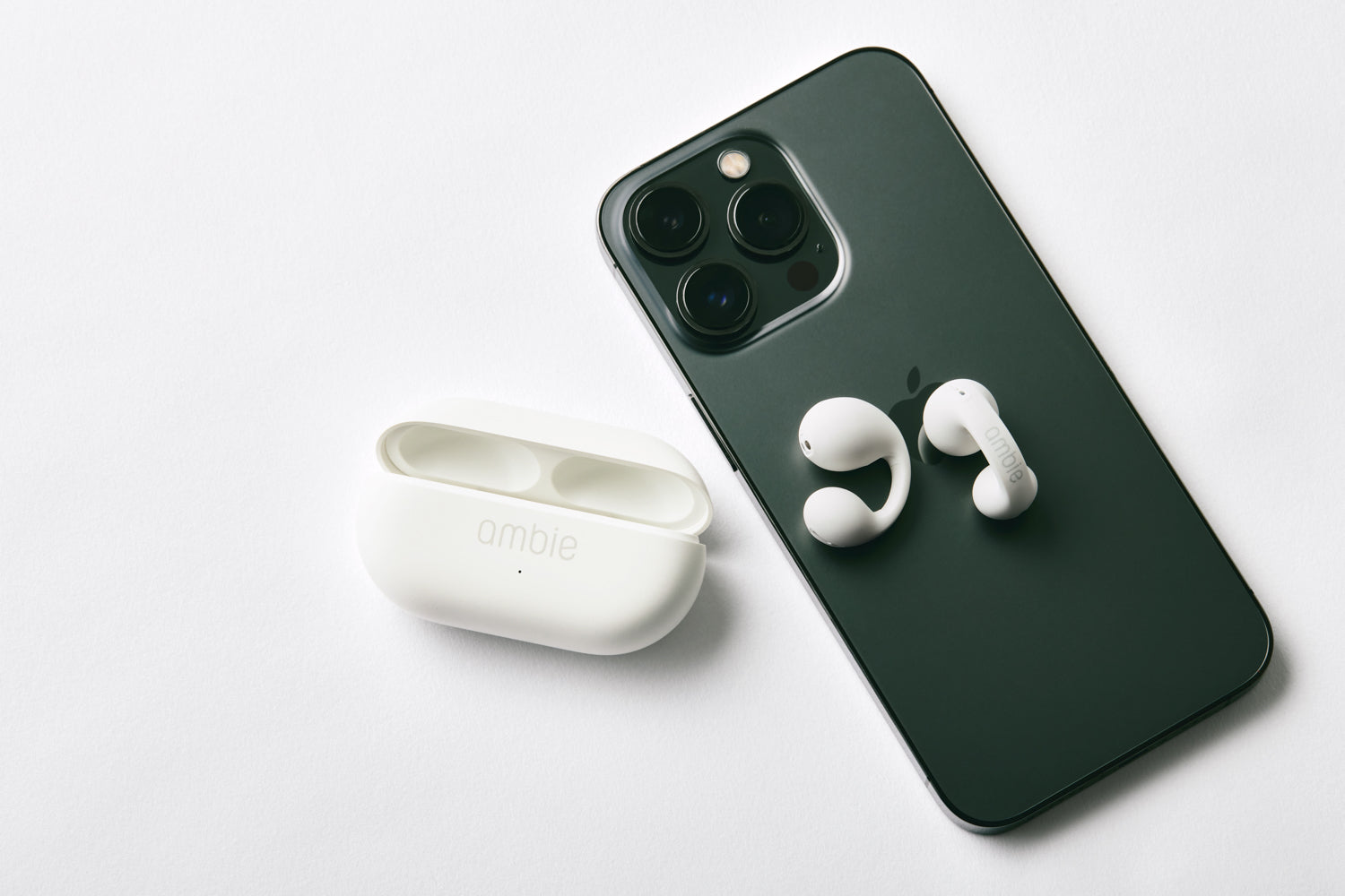 ambie sound earcuffs AM-TW02 White × White – ambie STORE