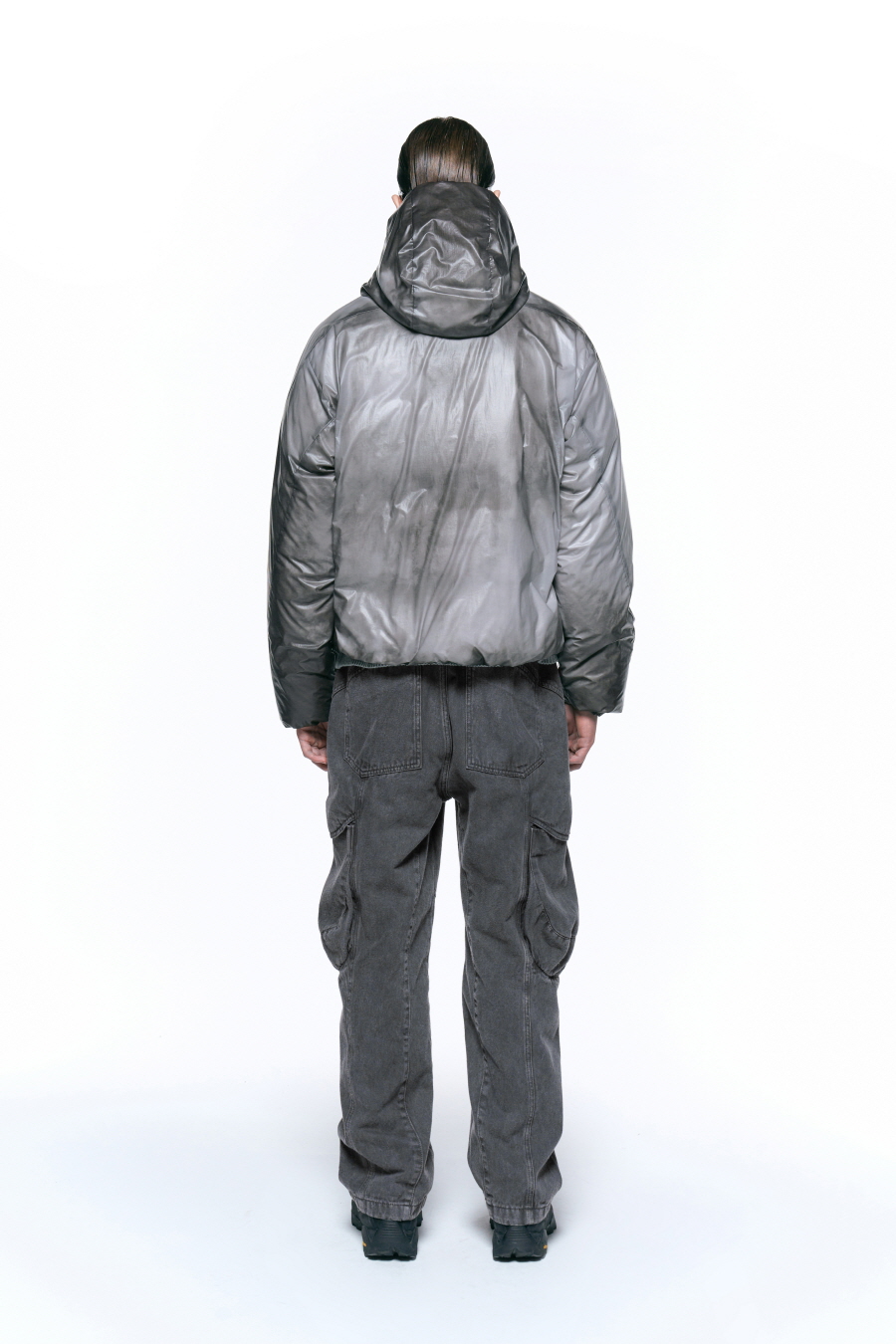 MUSINSA | INSILENCE Heat Reactive Goose Down Jacket BLACK