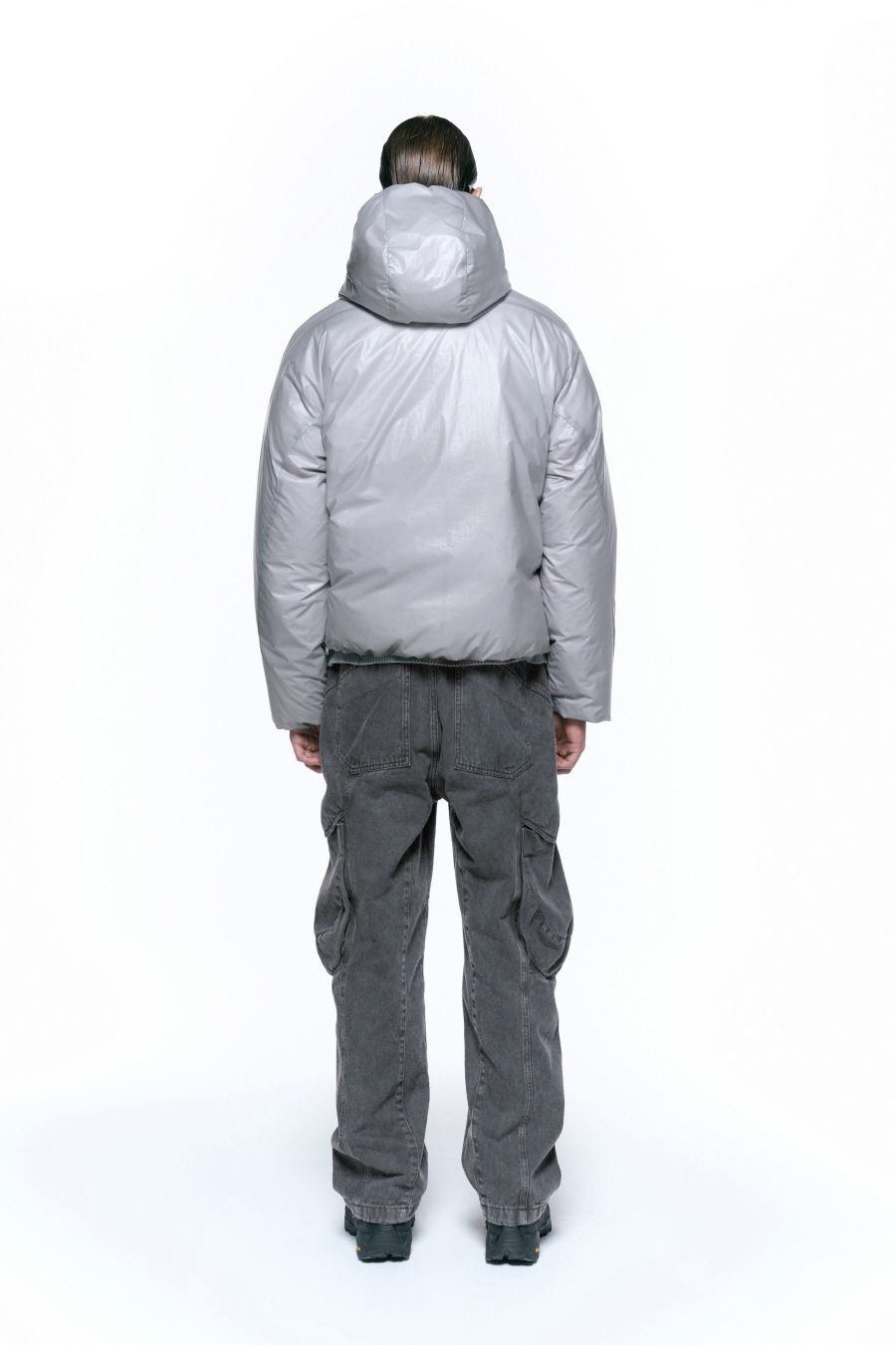 MUSINSA | INSILENCE Heat Reactive Goose Down Jacket BLACK