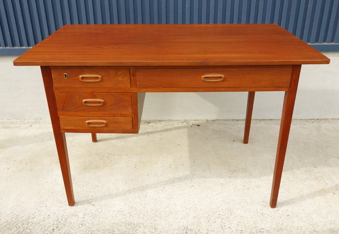 北欧ヴィンテージ片袖デスク幅120cm｜アンバーデザイン