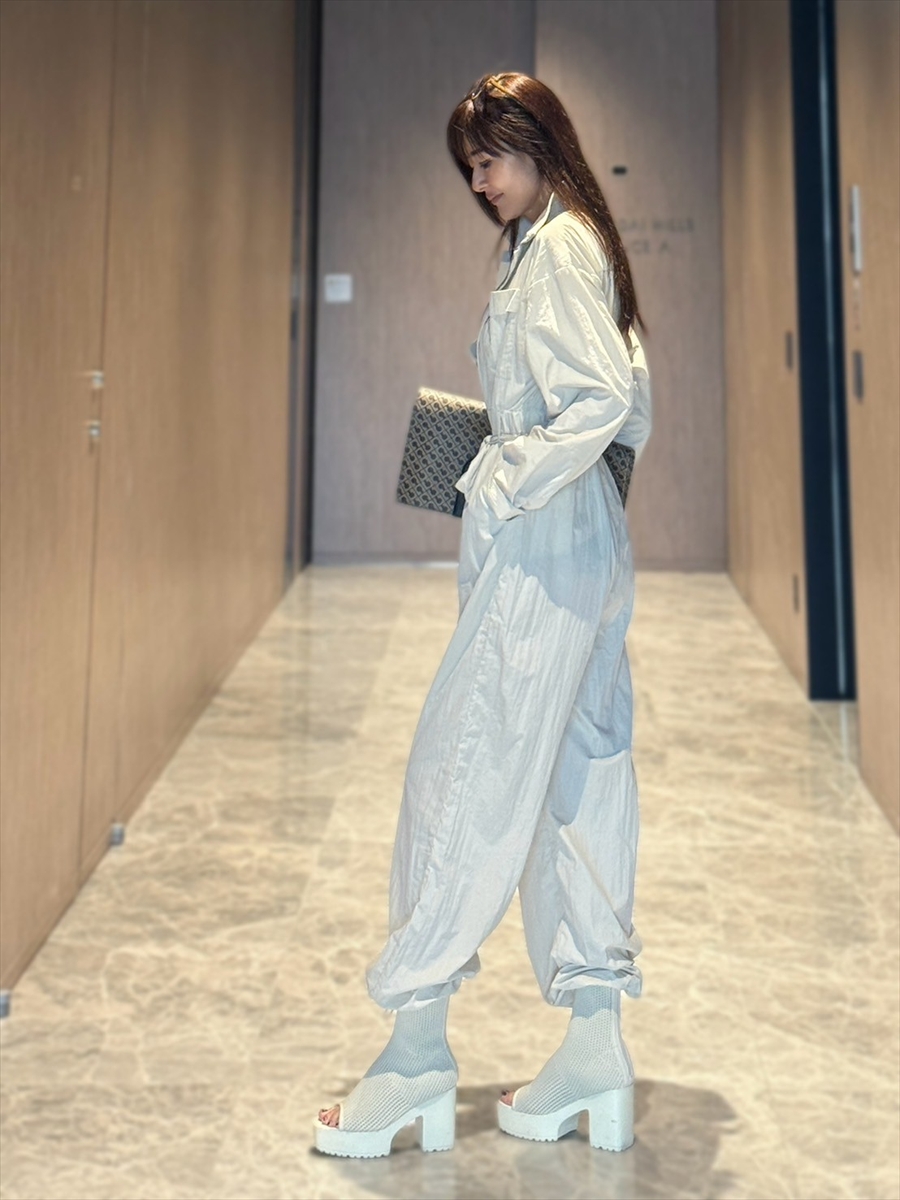 Shihoセレクト】ベルト付きジャンプスーツ Day and Grade