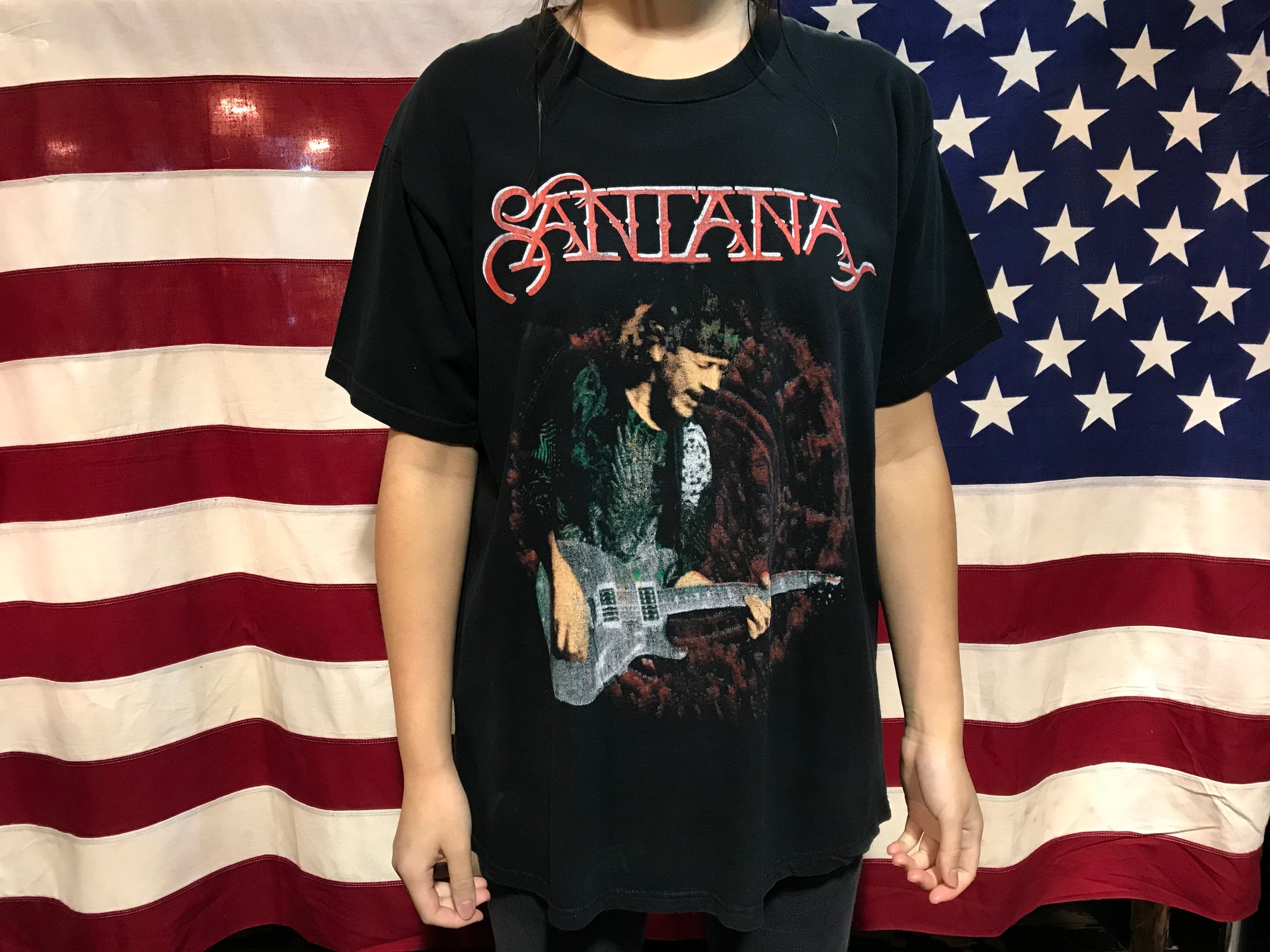 Santana 1999 Tour original Vintage Rock T-Shirt – American Vintage