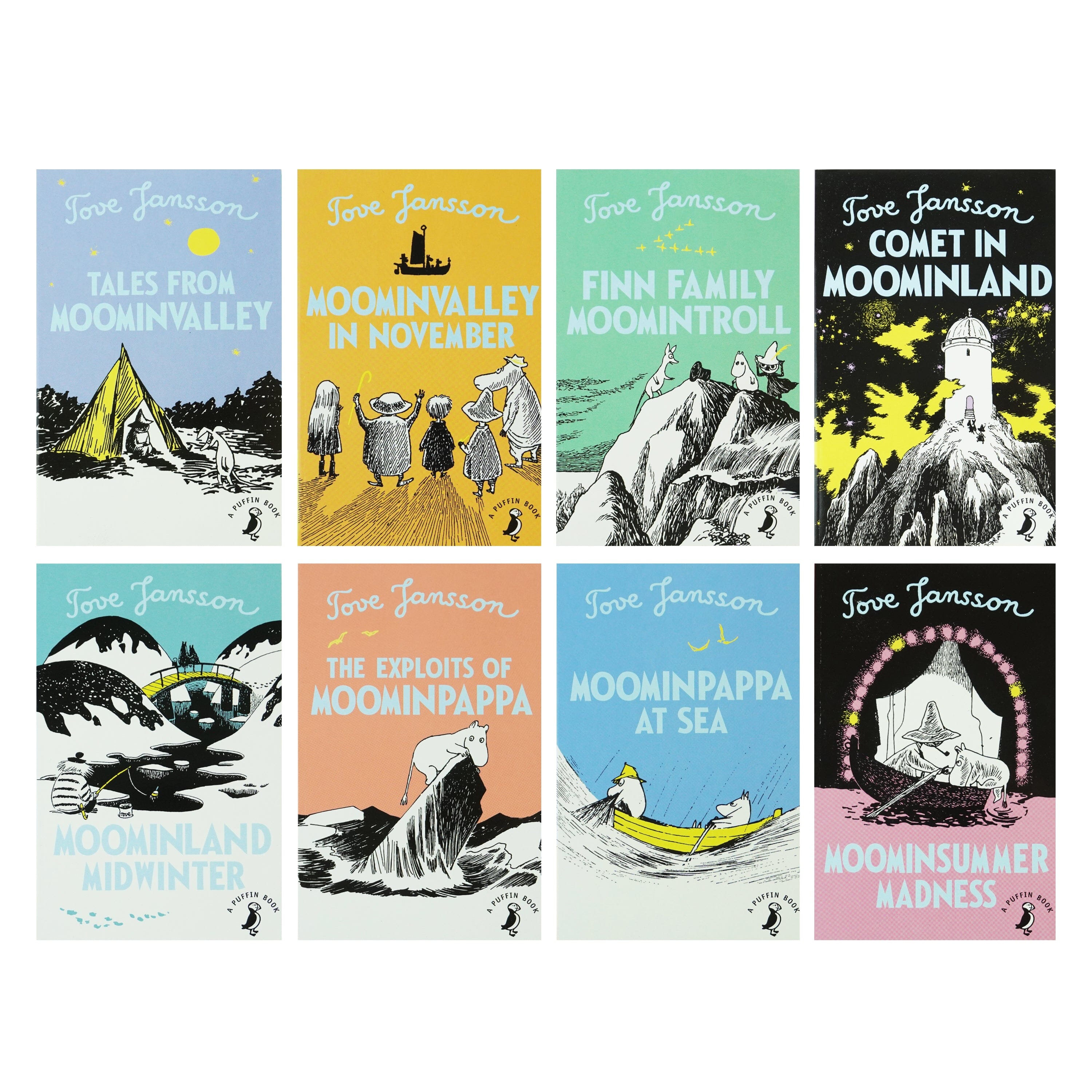 Moomin Series By Tove Jansson 8 Books Collection Set - Age 7-9