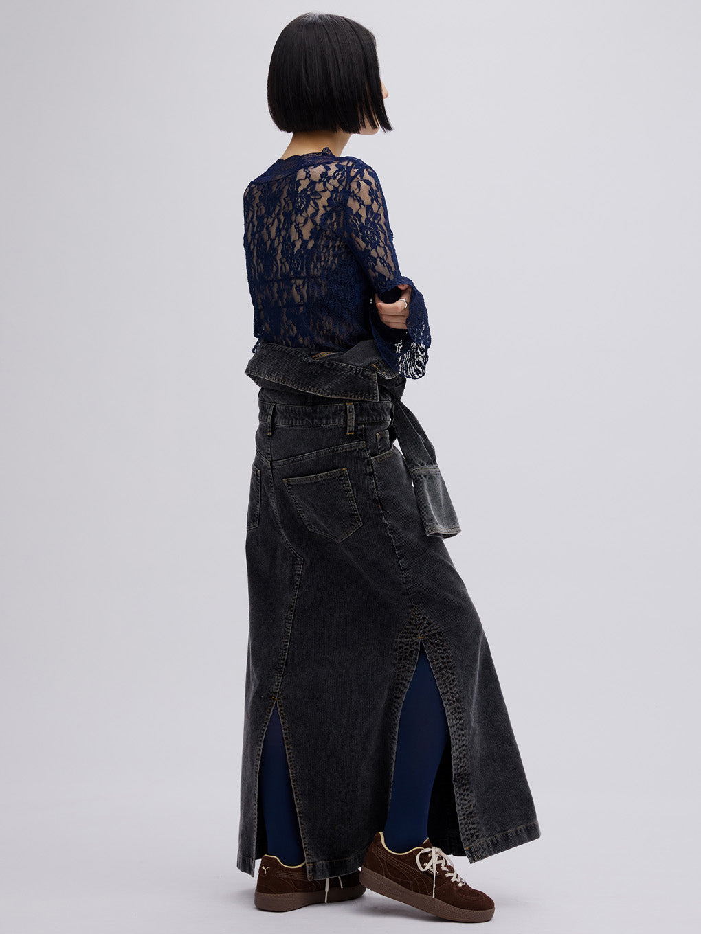 COMBINATION LACE TOP