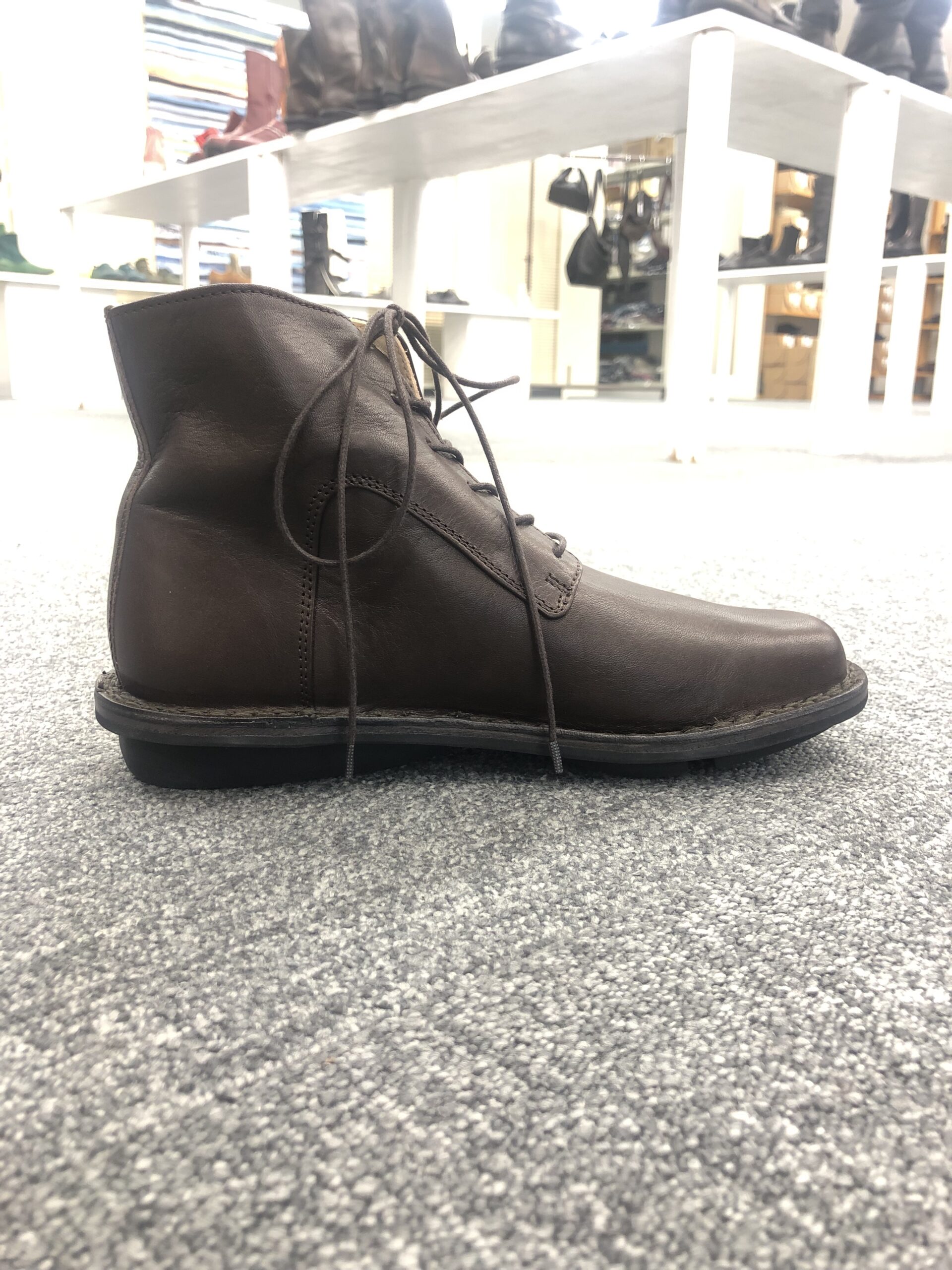 trippen トリッペン ショートブーツ PAULA-SAT ESP-BK（ダークブラウン