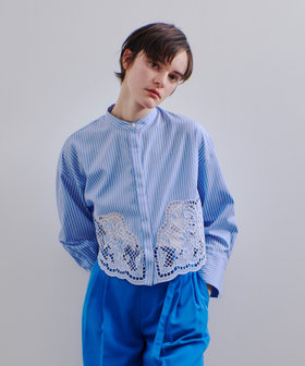 エンブロイダリーポイントシャツ|allureville OFFICIAL SITE / ONLINE