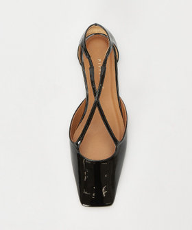 PIPPICHIC(ピッピシック)】 CROSS STRAP SQUARE TOE SHOES|allureville