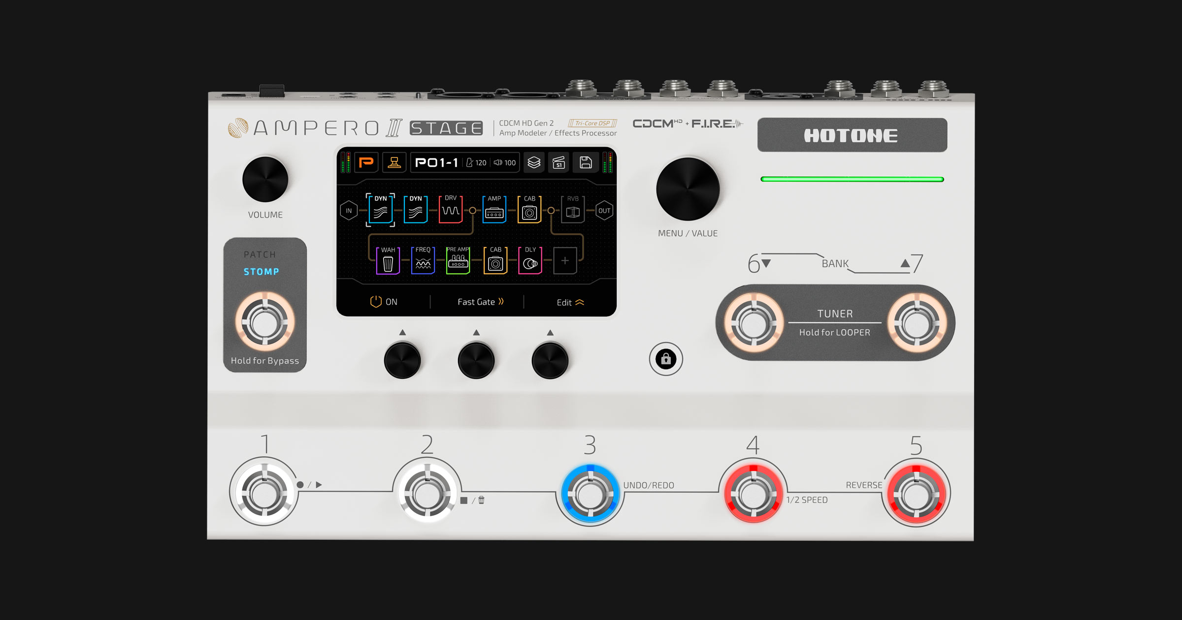HOTONE | AMPERO Ⅱ STAGE | マルチ・エフェクター | 製品情報