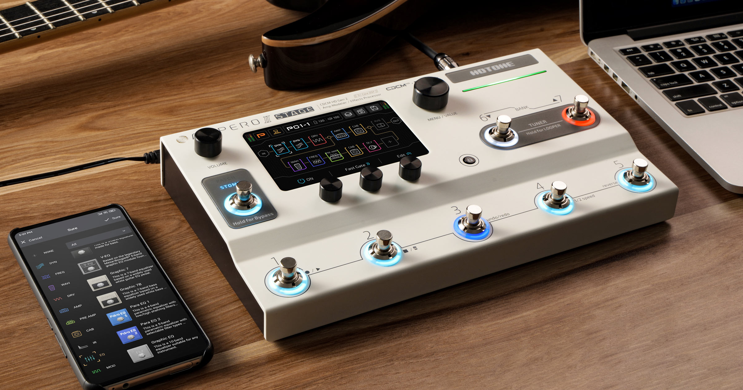 HOTONE | AMPERO Ⅱ STAGE | マルチ・エフェクター | 製品情報