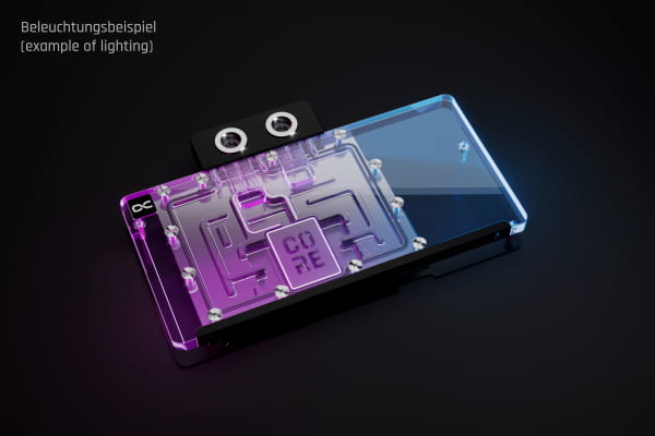 Alphacool Core RX 9070 XT Aorus Elite mit Backplate