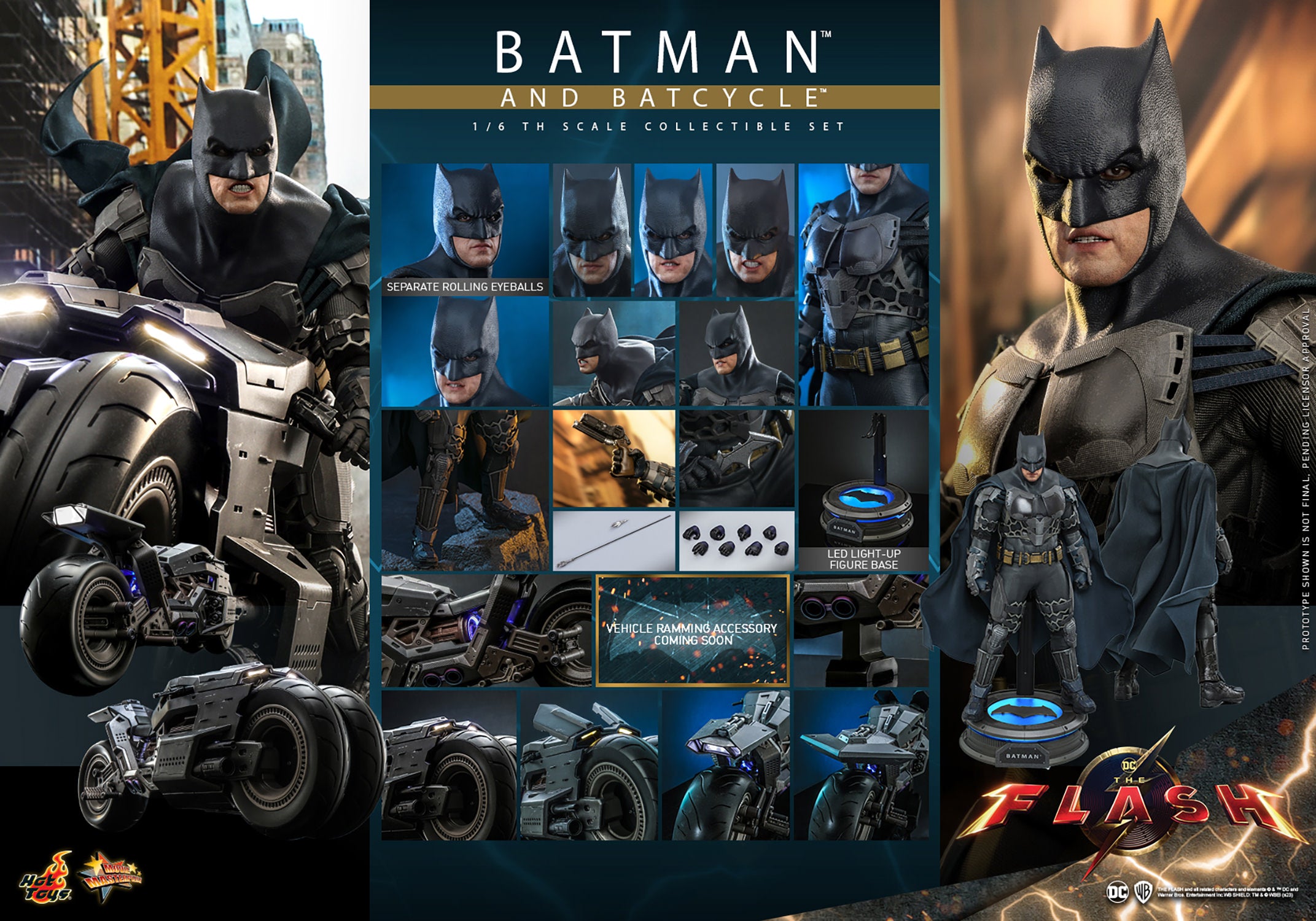 Batman and Batcycle Sixth Scale Figure Set by Hot Toys – Alter Ego