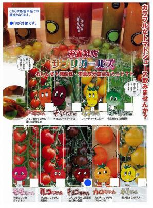 ミニトマト】サプリガールズ チョコちゃん〔トキタ交配〕/小袋（8粒