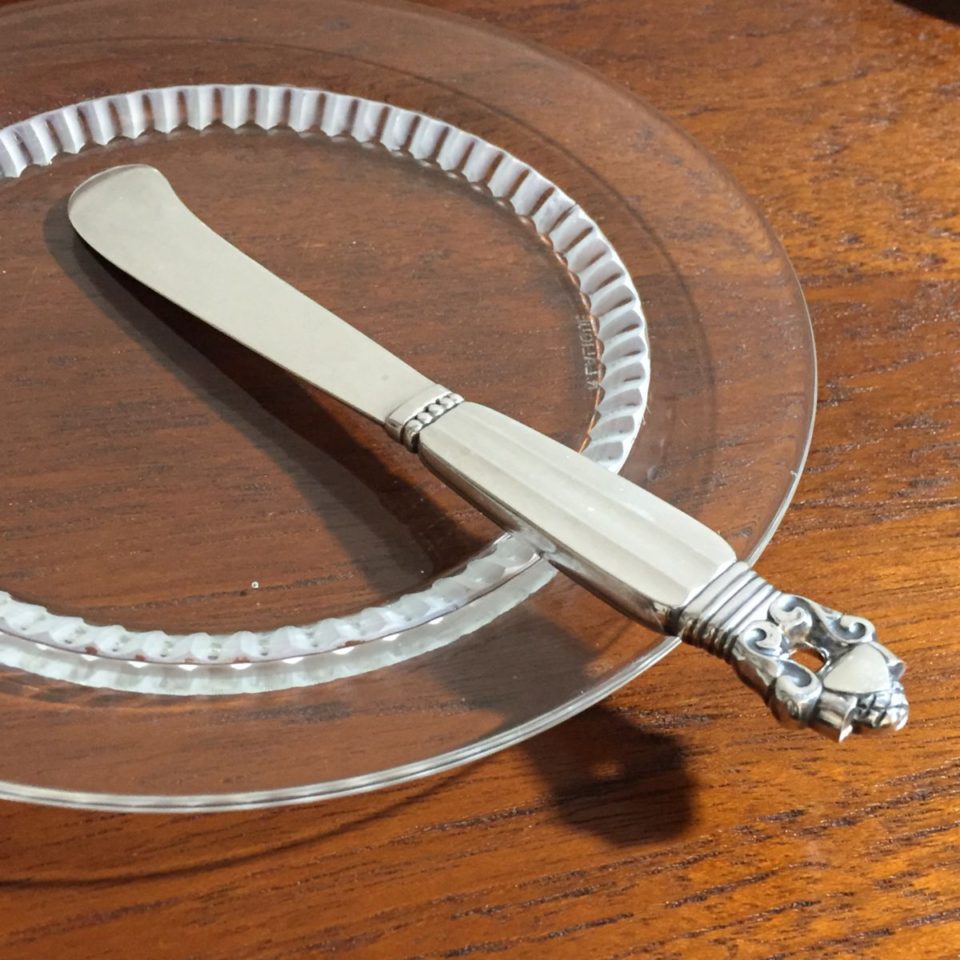 ジョージ・ジェンセン「“Acorn” バターナイフ 長さ15cm