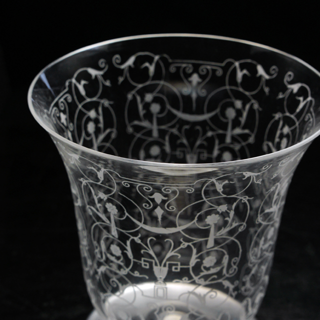 オールドバカラ「ミケランジェロ Michelangelo 花瓶 高さ12.8cm