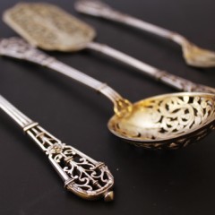 ピュイフォルカ「Emile Puiforcat サーバーセット」《アンティックかとう》