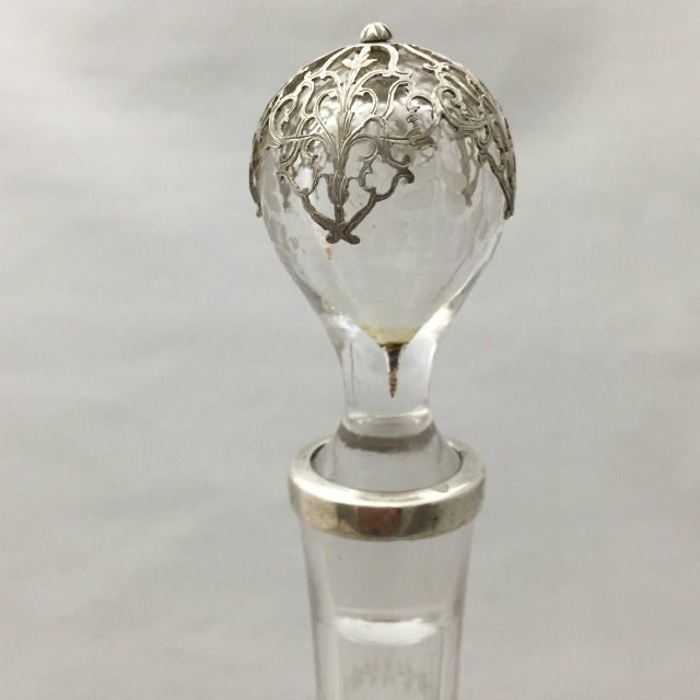 フランス「銀装飾 リキュールボトル」《アンティックかとう》
