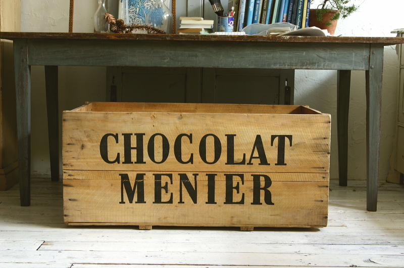 アンティーク木箱 フランス ショコラムニエ 【Antiques Truffle 京都