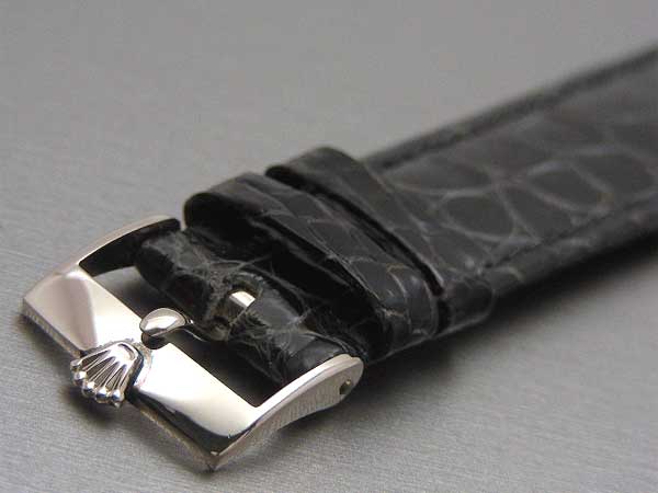 ロレックス製未使用クロコベルト&ホワイトゴールド尾錠 冊子 ホルダー