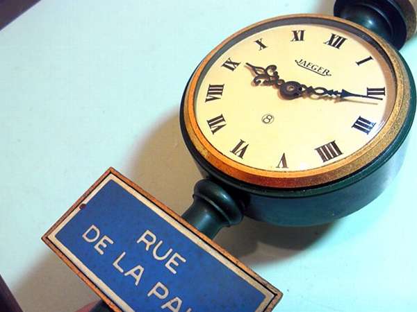 ジャガー・ルクルト 置時計 8日巻 街灯型 Rue.de.la.Paix リサイタル