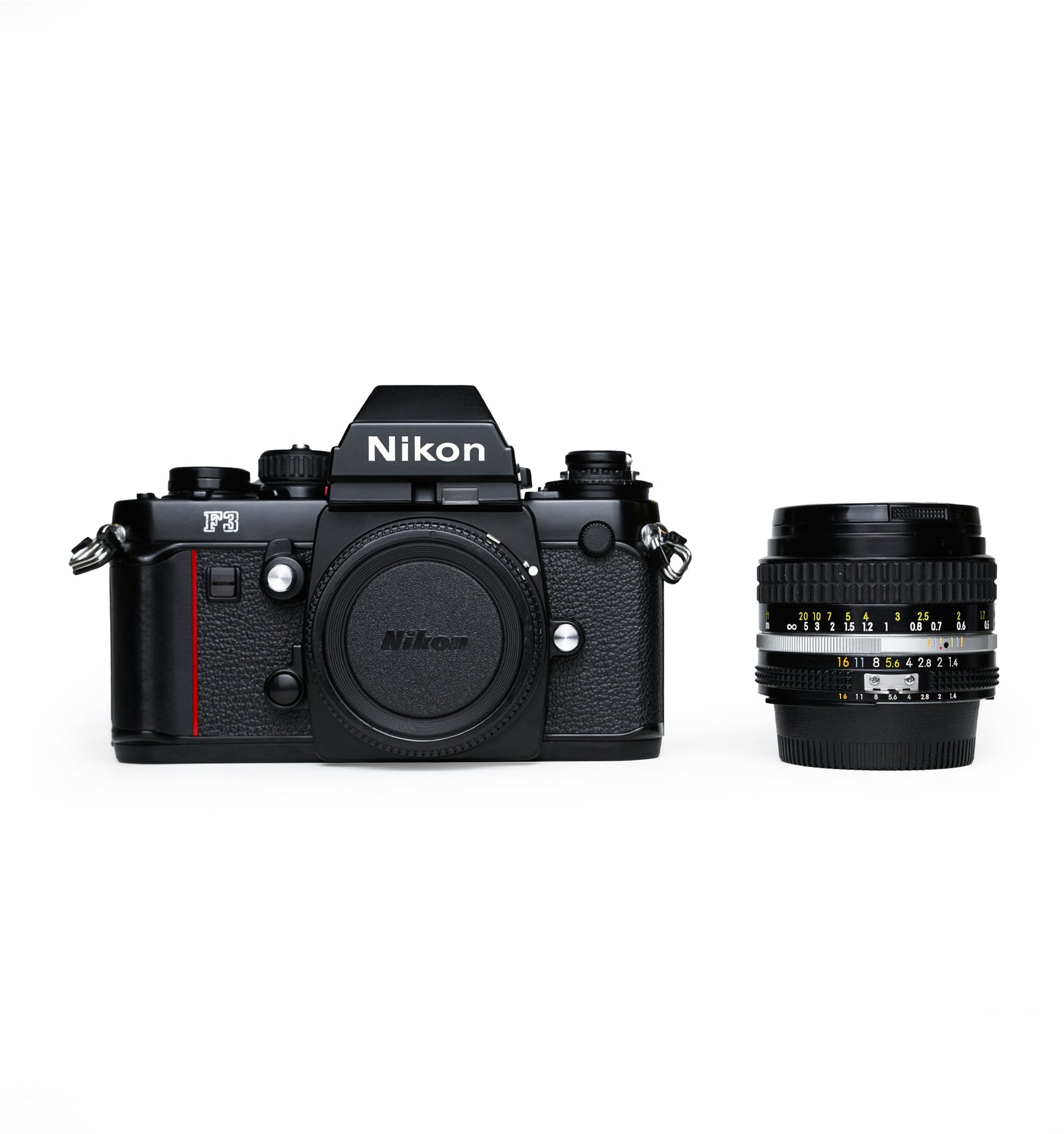 Nikon F3 35mm SLR Film Camera with Nikon Nikkor 50mm F1.4 Lens