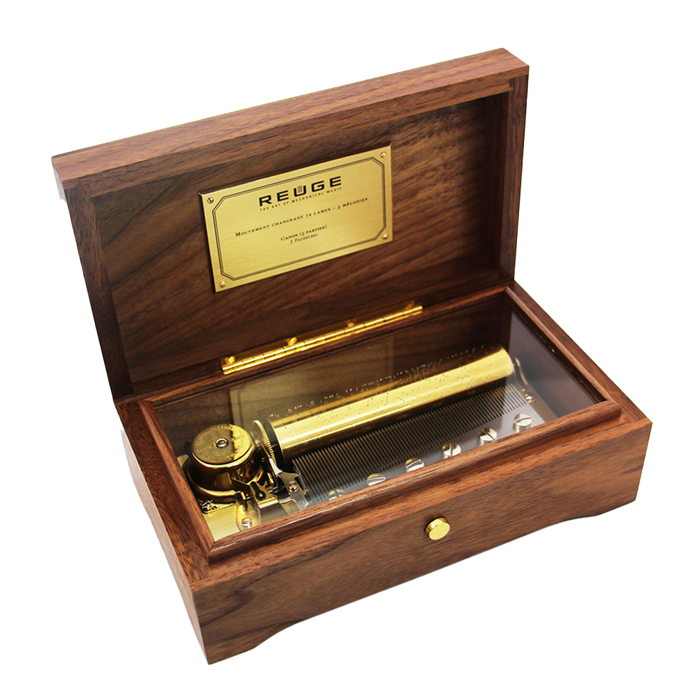 リュージュ REUGE オルゴール 72弁 L'Auberson ウォールナット AXA